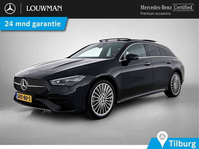 Mercedes-Benz Cla Shooting Brake 250 e Star Edition AMG Line Plus Panoramadak | Burmester | Memory pakket | Keyless go Comfortpakket | Head up dispay Inclusief 24 maanden MB Certified garantie voor Europa.
