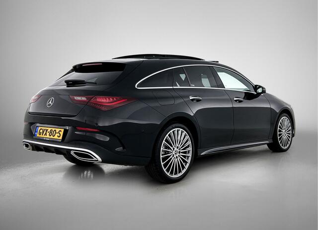 Mercedes-Benz Cla Shooting Brake 250 e Star Edition AMG Line Plus Panoramadak | Burmester | Memory pakket | Keyless go Comfortpakket | Head up dispay Inclusief 24 maanden MB Certified garantie voor Europa.