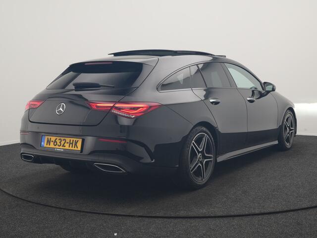 Mercedes-Benz Cla Shooting Brake 200 Business Solution AMG 164pk Dealer O.H. | Panodak | Camera | Multi Beam LED | Alcantara Sportstoelen Memory & Verwarmd | Sfeerverlichting | Keyless | Apple Carplay | Cruise Control | Navigatie | DAB |