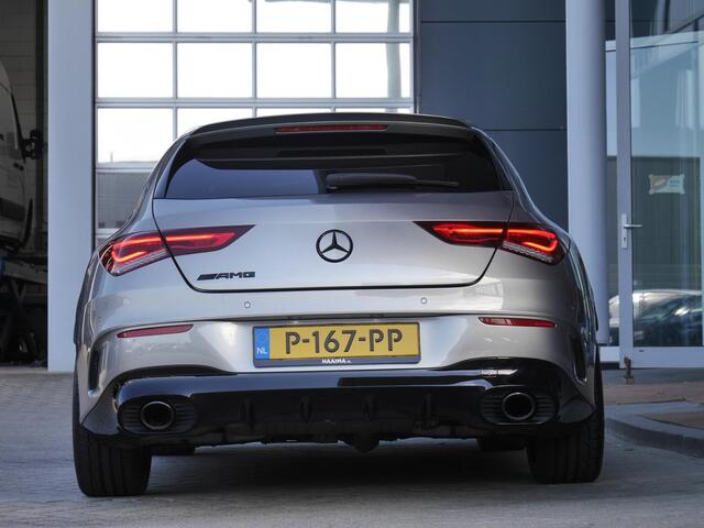 Mercedes-Benz Cla Shooting Brake AMG 35 4MATIC Premium | 300PK | Automaat | Elektrisch bedienbare achterklep | Rondom camera | 19 inch Concaver velgen | Stoelverwarming | Digitaal instrumentenpaneel