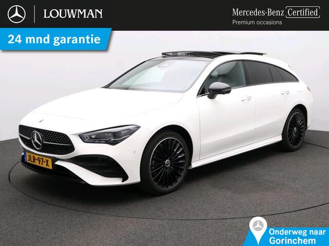 Mercedes-Benz Cla Shooting Brake 250 e Business Solution AMG AMG Line | Night Pakket | Panorama Schuif-Kanteldak | 19 Inch AMG Velgen | Sfeerverlichting. Inclusief 24 maanden MB Certified garantie voor Europa.