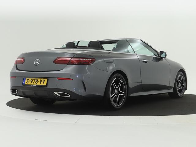 Mercedes-Benz E-KLASSE Cabrio 200 AMG Line | Sfeerverlichting | Burmester Soundsystem | Elektrische stoelverstelling | Navigatie | Inclusief 24 maanden Mercedes-Benz Certified garantie voor Europa.
