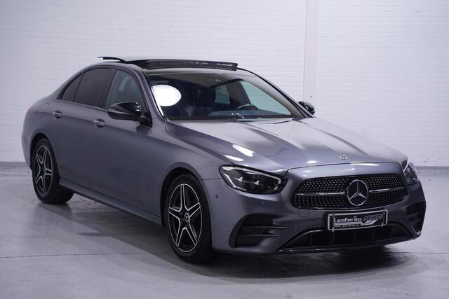 Mercedes-Benz E-KLASSE 200 Business Solution AMG Nieuw-Model panodak digitale cockpit privateglas sportstoelen DAB-ontvangst 360-camera led-verlichting grootlichtassist nappa-leder apple carplay schakelflippers electrische stoelbediening met stoelverwarming