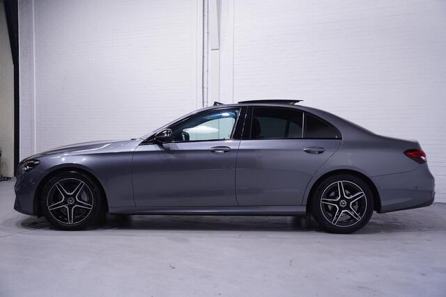 Mercedes-Benz E-KLASSE 200 Business Solution AMG Nieuw-Model panodak digitale cockpit privateglas sportstoelen DAB-ontvangst 360-camera led-verlichting grootlichtassist nappa-leder apple carplay schakelflippers electrische stoelbediening met stoelverwarming