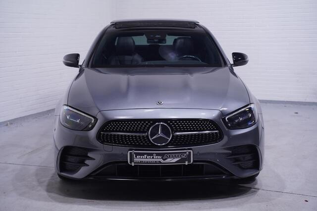 Mercedes-Benz E-KLASSE 200 Business Solution AMG Nieuw-Model panodak digitale cockpit privateglas sportstoelen DAB-ontvangst 360-camera led-verlichting grootlichtassist nappa-leder apple carplay schakelflippers electrische stoelbediening met stoelverwarming