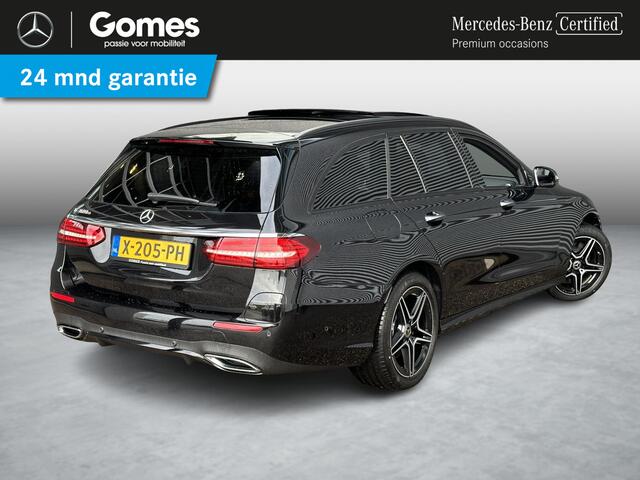 Mercedes-Benz E-KLASSE 300 e | Bruin leder | Panoramadak | Trekhaak | Night Pakket | Burmester Surround Sound | Head-up Display | 360° Camera | Elektrisch Verstelbare Voorstoelen + Memory | Apple CarPlay | Android Auto | Showmodel SALE