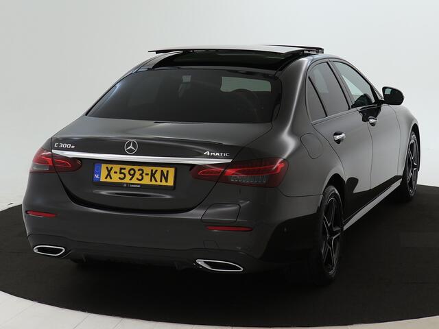 Mercedes-Benz E-KLASSE 300 e 4MATIC AMG Line | Panoramadak | Burmester | Sfeerverlichting | Inclusief 24 maanden MB Certified garantie voor Europa.