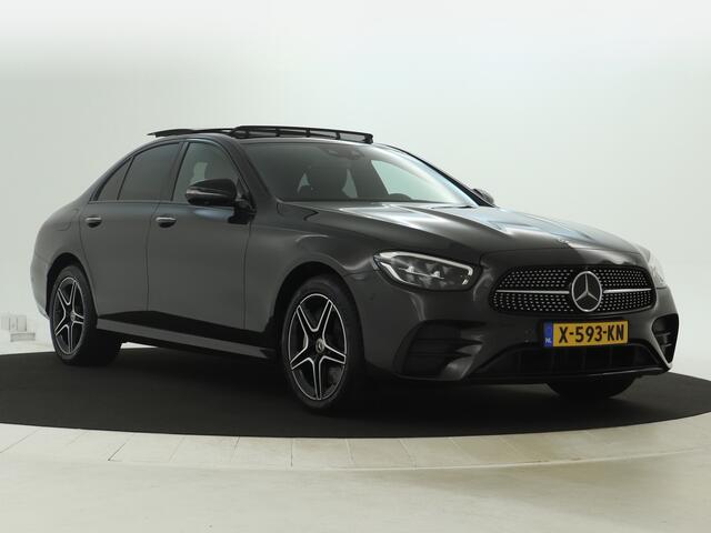 Mercedes-Benz E-KLASSE 300 e 4MATIC AMG Line | Panoramadak | Burmester | Sfeerverlichting | Inclusief 24 maanden MB Certified garantie voor Europa.