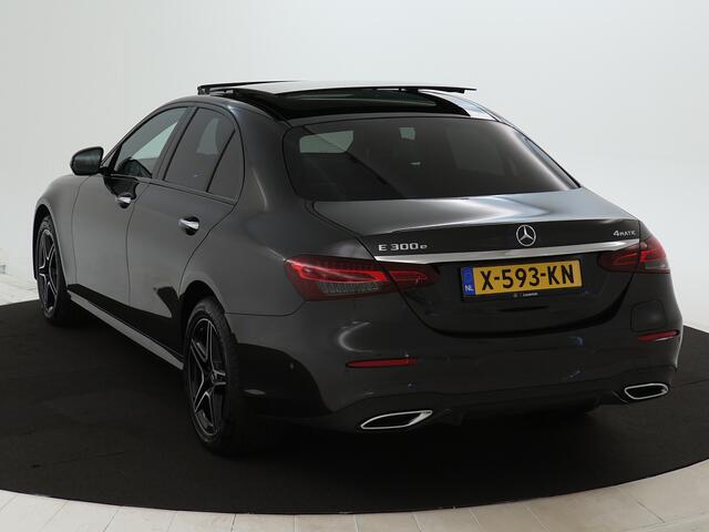 Mercedes-Benz E-KLASSE 300 e 4MATIC AMG Line | Panoramadak | Burmester | Sfeerverlichting | Inclusief 24 maanden MB Certified garantie voor Europa.