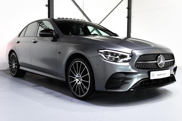 Mercedes-Benz E-KLASSE 300 e AMG Line MATGRIJS/MEMORY/SCHUIFDAK/360CAMERA/NIGHTPAKKET/LUCHTVERING