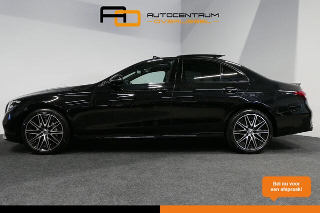 Mercedes-Benz E-KLASSE 300 e Business Solution AMG / E63 AMG Grill / E63 AMG Diffuser / Panoramadak / Burmester Sound System / Sfeerverlichting / LED Koplampen / 19'' LMV / Night pakket / Apple Carplay - Andriod auto / Stoelverwarming / Achteruitrijcamera / Widescreen