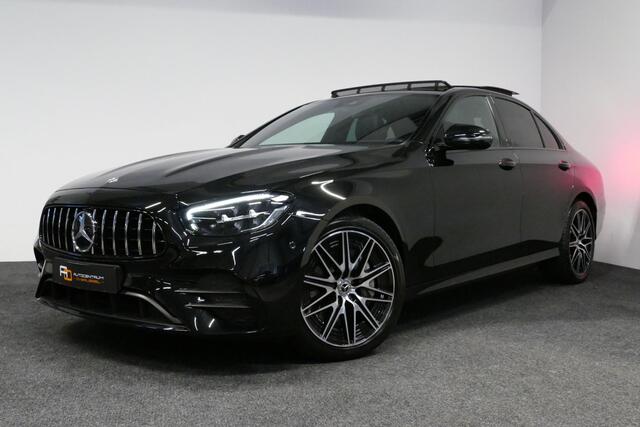 Mercedes-Benz E-KLASSE 300 e Business Solution AMG / E63 AMG Grill / E63 AMG Diffuser / Panoramadak / Burmester Sound System / Sfeerverlichting / LED Koplampen / 19'' LMV / Night pakket / Apple Carplay - Andriod auto / Stoelverwarming / Achteruitrijcamera / Widescreen