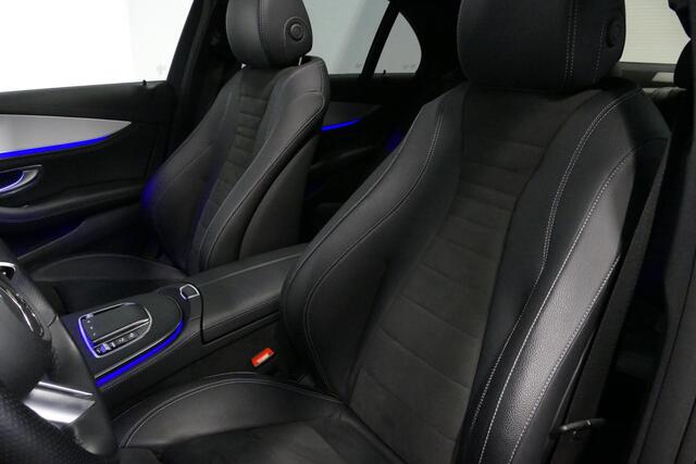 Mercedes-Benz E-KLASSE 300 e Business Solution AMG / E63 AMG Grill / E63 AMG Diffuser / Panoramadak / Burmester Sound System / Sfeerverlichting / LED Koplampen / 19'' LMV / Night pakket / Apple Carplay - Andriod auto / Stoelverwarming / Achteruitrijcamera / Widescreen