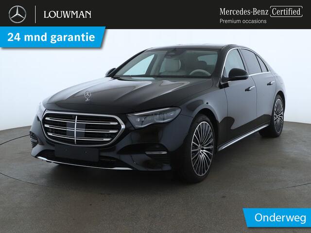 Mercedes-Benz E-KLASSE 300 e Exclusive Plug-In Hybride Premium | Panorama Schuifkanteldak | MBUX Superscreen | 20 Inch AMG Velgen | Digital light. Inclusief 24 maanden MB Certified garantie voor Europa.