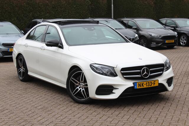 Mercedes-Benz E-KLASSE 220 d Prestige Plus / Trekhaak / Panoramadak / 360Camera / Head-up / 19'' / Memory seats / Sfeerverlichting / Leder&Alcantara / Apple CarPlay / Dodehoek / Navigatie / Stoelverwarming / Cruise Control