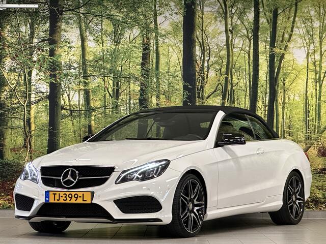 Mercedes-Benz E-KLASSE Cabrio 200 Prestige | Stoelverwarming / Nekverwarming | Parkeersensoren | LED | Elektrisch Windscherm | Cruise Control | Lichtmetaal 19" | Airconditioning |