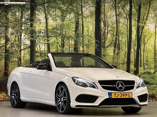 Mercedes-Benz E-KLASSE Cabrio 200 Prestige | Stoelverwarming / Nekverwarming | Parkeersensoren | LED | Elektrisch Windscherm | Cruise Control | Lichtmetaal 19" | Airconditioning |