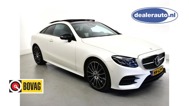 Mercedes-Benz E-KLASSE Coupé 400 4MATIC Edition 1 AMG-HUD-PANORAMA-DISTRONIC+BURMESTER-MAGNO WHITE LUCHTVERING-Airmatic-360 camera,