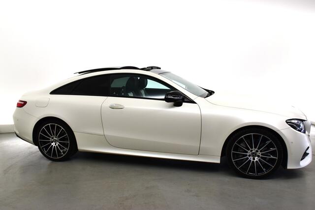 Mercedes-Benz E-KLASSE Coupé 400 4MATIC Edition 1 AMG-HUD-PANORAMA-DISTRONIC+BURMESTER-MAGNO WHITE LUCHTVERING-Airmatic-360 camera,