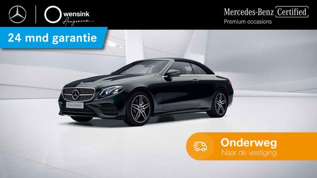 Mercedes-Benz E-KLASSE Cabrio 200 AMG Line | Night | Keyless | Rijassistentiepakket | 360 graden camera | Burmester | Stoelventilatie | Multibeam |