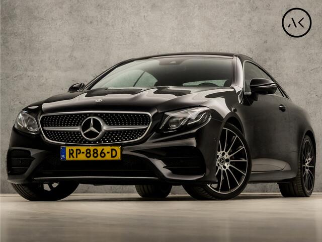 Mercedes-Benz E-KLASSE Coupé 200 AMG Sport 184Pk Automaat (SCHUIFDAK, NAVIGATIE, SFEERVERLICHTING, MEMORY SEATS, BURMESTER, 360 CAMERA, STOELVERWARMING, LEDER, ZWART HEMEL, NIEUWSTAAT)