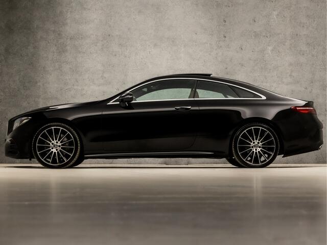 Mercedes-Benz E-KLASSE Coupé 200 AMG Sport 184Pk Automaat (SCHUIFDAK, NAVIGATIE, SFEERVERLICHTING, MEMORY SEATS, BURMESTER, 360 CAMERA, STOELVERWARMING, LEDER, ZWART HEMEL, NIEUWSTAAT)