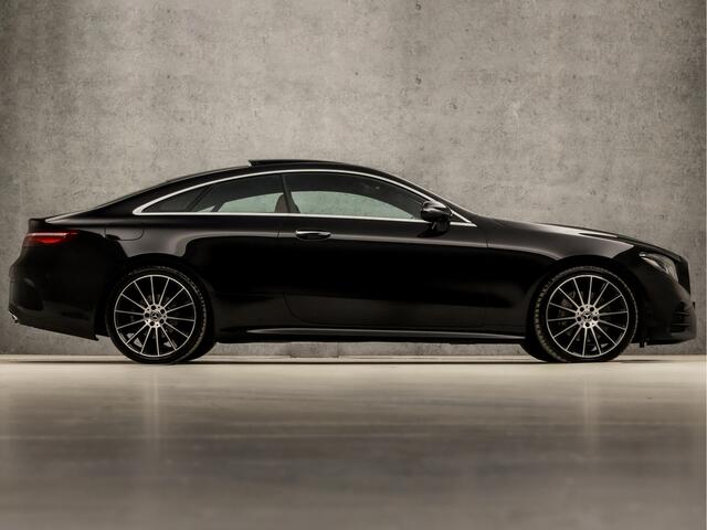 Mercedes-Benz E-KLASSE Coupé 200 AMG Sport 184Pk Automaat (SCHUIFDAK, NAVIGATIE, SFEERVERLICHTING, MEMORY SEATS, BURMESTER, 360 CAMERA, STOELVERWARMING, LEDER, ZWART HEMEL, NIEUWSTAAT)
