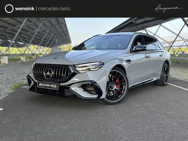 Mercedes-Benz E-KLASSE AMG 53 4MATIC+ Night Edition | Carbon interieur + exterieur | AMG performance stoelen | AMG Dynamic plus pakket | Panoramadak | Rijassistentiepakket + | Trekhaak | Stoelverwarming/ventilatie | Superscreen |