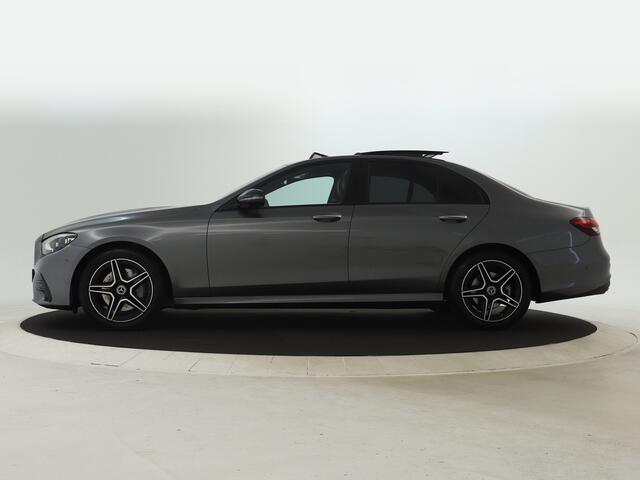 Mercedes-Benz E-KLASSE 200 AMG Line | Panoramadak | Trekhaak | Sfeerverlichting | Burmester | Inclusief 24 maanden MB Certified garantie voor Europa.