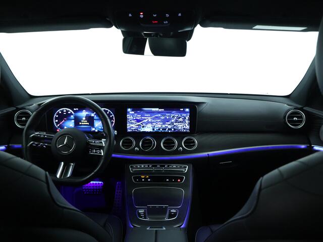 Mercedes-Benz E-KLASSE 200 AMG Line | Panoramadak | Trekhaak | Sfeerverlichting | Burmester | Inclusief 24 maanden MB Certified garantie voor Europa.
