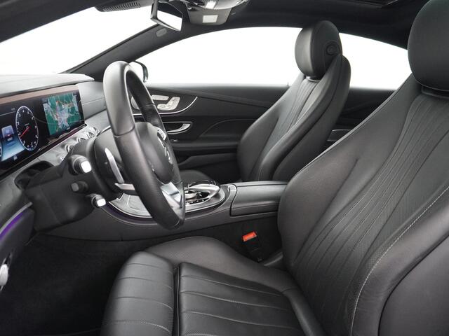 Mercedes-Benz E-KLASSE Coupé 300 Premium Plus AMG Styling Panoramadak Burmester Memory Stoelventilatie 360 Camera HUD