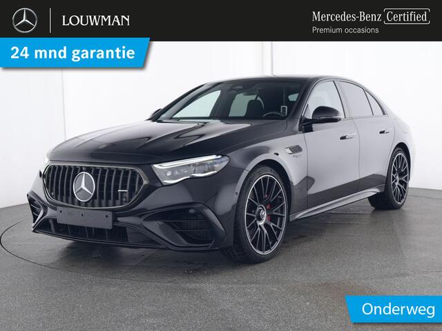 Mercedes-Benz E-KLASSE Mercedes-AMG 53 e 4MATIC+ MBUX Superscreen | AMG DYNAMIC PLUS Pakket | AMG Performance Sitz-Paket Advanced | AMG Real Performance Sound | Burmester® 4D-Surround-Soundsystem Inclusief 24 maanden Mercedes-Benz Certified garantie voor Europa.