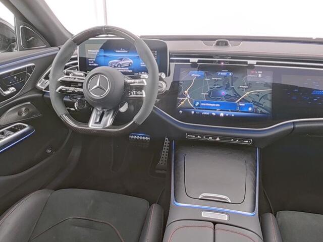 Mercedes-Benz E-KLASSE Mercedes-AMG 53 e 4MATIC+ MBUX Superscreen | AMG DYNAMIC PLUS Pakket | AMG Performance Sitz-Paket Advanced | AMG Real Performance Sound | Burmester® 4D-Surround-Soundsystem Inclusief 24 maanden Mercedes-Benz Certified garantie voor Europa.