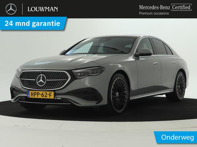 Mercedes-Benz E-KLASSE 300 e AMG Sportpakket | Distronic | Burmester Audio | Memory | Stoelverwarming ventilatie | 360 gr Camera | Leder | Inclusief 24 maanden Mercedes-Benz Certified garantie voor Europa.