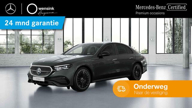 Mercedes-Benz E-KLASSE 300 e AMG Line | Premium plus | Luchtvering | Meesturende achteras | Night pakket | Winter pakket |