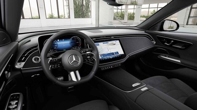 Mercedes-Benz E-KLASSE 300 e AMG Line | Premium plus | Luchtvering | Meesturende achteras | Night pakket | Winter pakket |