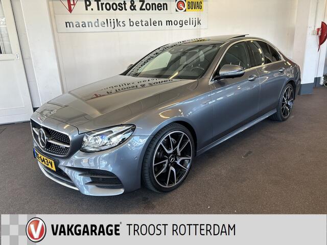 Mercedes-Benz E-KLASSE 250 Premium Plus AMG | E43 uitgevoerd | Panoramadak | 360 camera | Burmester | Sfeerverlichting | Lane assist | Memory seats | Adaptieve cruise control | Adaptief onderstel | Lederen bekleding | Navigatie | Full Laser LED