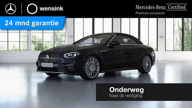 Mercedes-Benz E-KLASSE Cabrio 450 4MATIC AMG Line | Luchtvering | Memory | Keyless | Burmester | Airscarf | Multibeam |