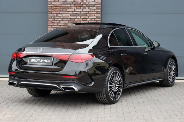 Mercedes-Benz E-KLASSE 300 e 4MATIC Premium+ AMG Line | Hyperscreen | Distronic+ | Burmester 4D | Massage | Stoelventilatie | Digital Light | Vlakkenverwarming | Trekhaak | Keyless Go | Leder | HUD |