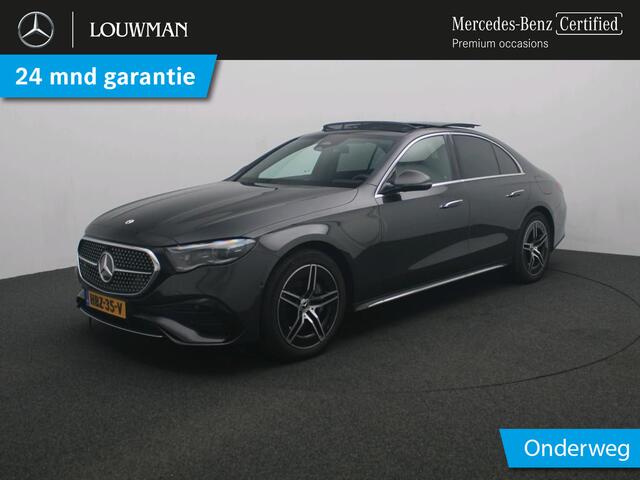 Mercedes-Benz E-KLASSE 300 e AMG Plug-In Hybride AMG Line | Panorama Schuif-Kanteldak | 360° camera | Distronic | Memory Pakket Voorstoelen. Inclusief 24 maanden MB Certified garantie voor Europa.