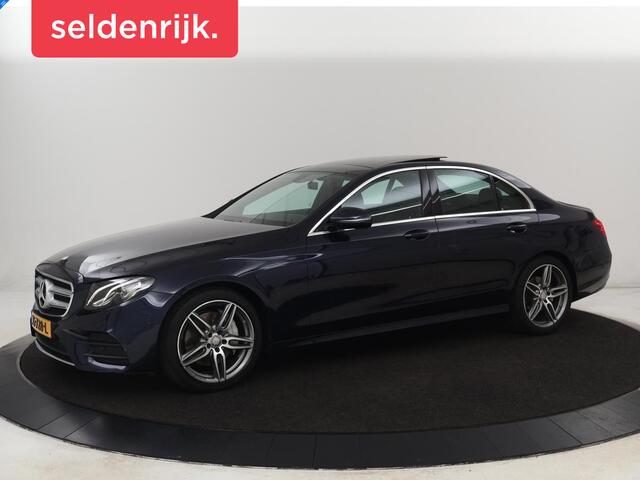 Mercedes-Benz E-KLASSE 200 AMG Line | 95.600km NAP | Panoramadak | Stoelverwarming | Sfeerverlichting | Camera | Navigatie | 19'' | Leder/Alcantara | Full LED | Park Assist | Sportstoelen