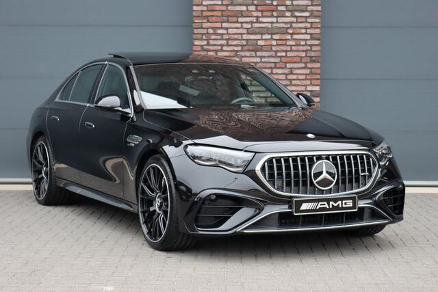 Mercedes-Benz E-KLASSE AMG 53 4MATIC+ Premium+ | 585pk | Hyperscreen | Achterasbesturing | Stoelventilatie | Trekhaak | Vlakkenverwarming | Soft-Close | Burmester | Zonweringspakket | 3D-Display | HUD |