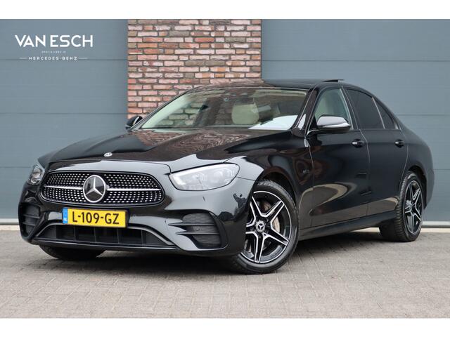 Mercedes-Benz E-KLASSE 300 de AMG Line | Distronic+ | Panoramadak | Burmester | Trekhaak | Augmented Reality | Camera | Leder | Multibeam LED | Stoelverwarming | Nightpakket |