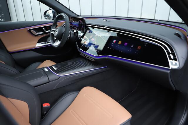 Mercedes-Benz E-KLASSE AMG 53 4MATIC+ | 612PK | Achterasbesturing | Massage | Hyperscreen | Head-up | Adapt. onderstel | Keyless-go | Burmester 4D | Digital-light | 2024.