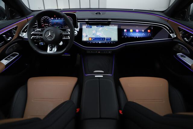 Mercedes-Benz E-KLASSE AMG 53 4MATIC+ | 612PK | Achterasbesturing | Massage | Hyperscreen | Head-up | Adapt. onderstel | Keyless-go | Burmester 4D | Digital-light | 2024.