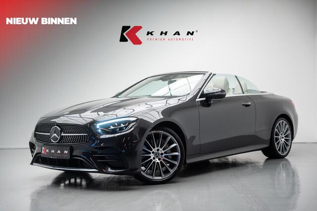 Mercedes-Benz E-KLASSE Cabrio 400 d 4MATIC AMG Line |360 Camera|Burmeister|Memory|Stuurverwarming|Stoelverkoeling|Nekverwarming|