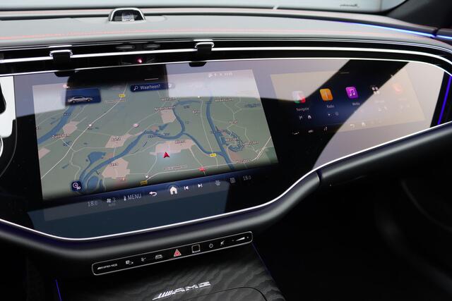 Mercedes-Benz E-KLASSE AMG 53 4MATIC+ Premium | 585pk | Hyperscreen | Achterasbesturing | Distronic | Burmester | HUD | Digital Light | Stoelverwarming | Surround Camera | Keyless Go |