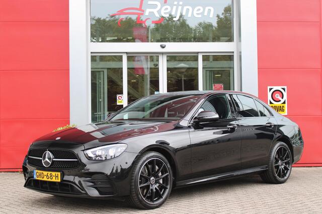 Mercedes-Benz E-KLASSE 300e 320PK BUSINESS SOLUTION AMG NIGHT EDITION | MULTISPAAKS AMG VELGEN | 360° CAMERA | | TREKHAAK | MULTIBEAM MATRIX LED KOPLAMPEN | LED ACHTERLICHTEN | ELEKTRISCH VERSTELBARE VOORSTOELEN MET GEHEUGEN FUNCTIE | ALCANTARA / KUNSTLEDEREN BEKLEDING | VOORS