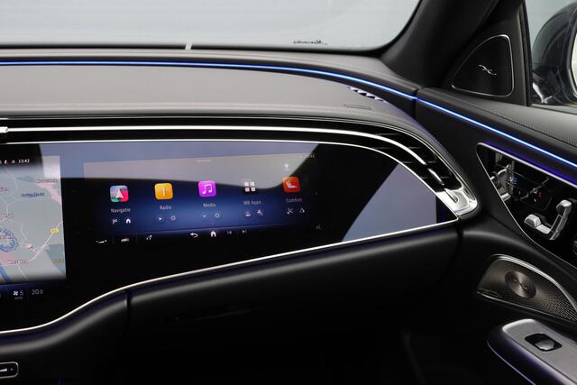 Mercedes-Benz E-KLASSE 450 4MATIC AMG Line Premium+ | Luchtvering | Hyperscreen | Achterasbesturing | Massage | Nappa Leder | Stoelventilatie | Soft-Close | Trekhaak | Burmester | HUD | Verwarmd Stuurwiel |