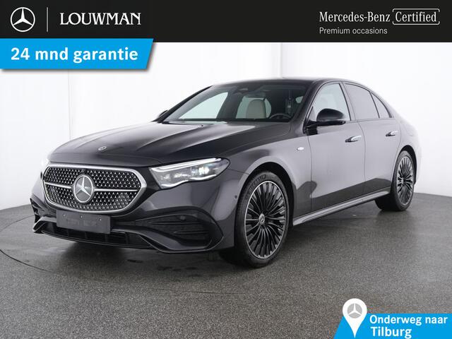 Mercedes-Benz E-KLASSE 300 e AMG Plug-In Hybride AMG Line | Night Pakket | Panorama Schuif-Kanteldak | MBUX Superscreen | Burmester® | 20 Inch AMG Velgen. Inclusief 24 maanden MB Certified garantie voor Europa.